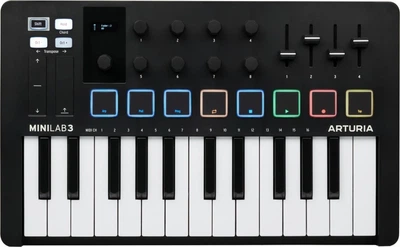 MIDI-клавиатура Arturia MiniLab 3 Black Edition (23-11-03-02)
