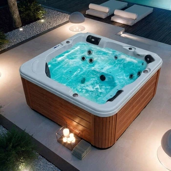 Мінібасейн Vagnerplast Premium VP7551C Silver Marble/Chocolate 830х2010х2030 см з термодахом