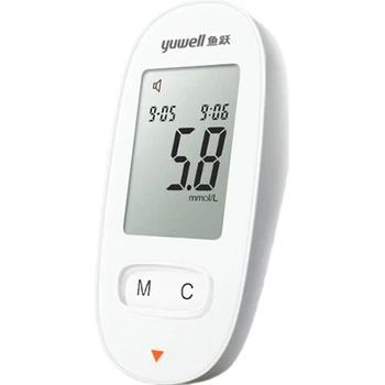 Глюкометр Yuwell 580 медицинского класса для домашнего использования, с голосовым оповещением. Бестселлер номер один. 【Прибор + 50 тест-полосок】