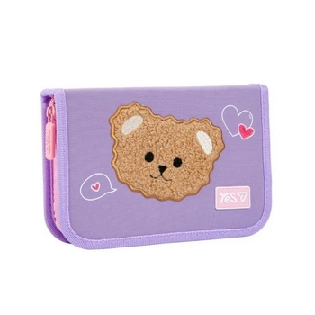 Пенал твердий Yes HP-03 Bear Rules, одинарний, з клапаном (533728)