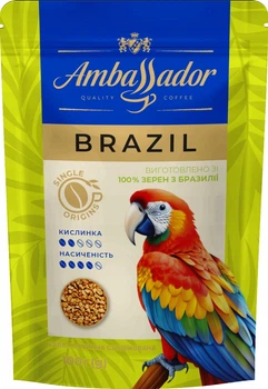 Кофе растворимый сублимированный Ambassador Single Origins Brazil 100 г (8721077550947)