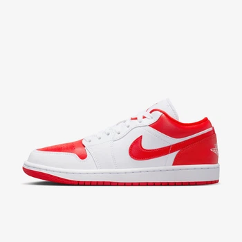 Кроссовки женские Jordan Wmns Air 1 Low 40 Красно-белый DC0774-110
