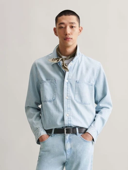 Джинсова куртка Marc O'Polo denim 9611736 Блакитний L PC1170