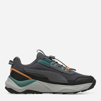 Подростковые кроссовки для мальчика Puma Evolve 2.0 Trail Lo Jr 31380401 37 Moody Gray-Bright Papaya-Puma Black (4070032737393)