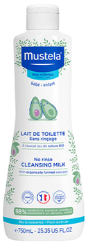 Молочко для тіла Mustela Hydra Bebe очищувальне 750 мл (3504105045418)