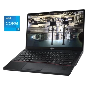 Ультрабук Fujitsu LifeBook E5412 / 14" (1920x1080) IPS / Intel Core i5-1235U (10 (12) ядер по 3.3 - 4.4 GHz) / 16 GB DDR4 / 256 GB SSD / Intel Iris Xe Graphics / WebCam б/у