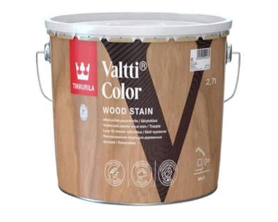 Лазурь-лак антисептический TIKKURILA VALTTI COLOR для древесины 2,7л