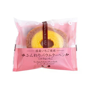 Десерт Taiyo Baumkuchen Milk & Strawberry 60 грамів