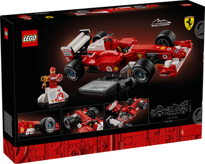 Конструктор LEGO Ferrari F2004 с минифигуркой Михаэля Шумахера 735 деталей (11375)