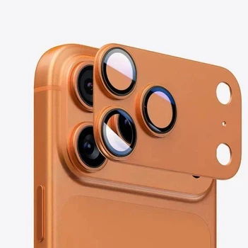 Защитная накладка на камеру для Apple iPhone 17 Pro Matte Metal Orange