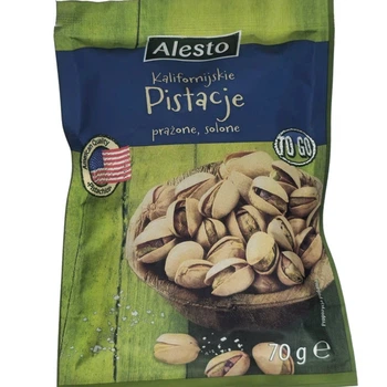 Фісташки Alesto смажені солоні 70 г (4056489923473)
