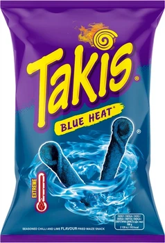 Чипси Takis Blue Heat зі смаком чилі та лайму 100 г (0.1 кг) (8412600049594)