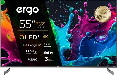 Телевизор Ergo QLED 55" 55JUQ7555