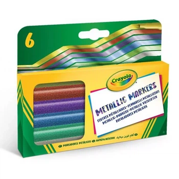 Фломастеры Crayola Metallic 6 шт (58-8828)