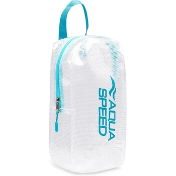Косметичка Aqua Speed DRY POUCH S 3L прозрачно-бело-бирюзовая 757-02