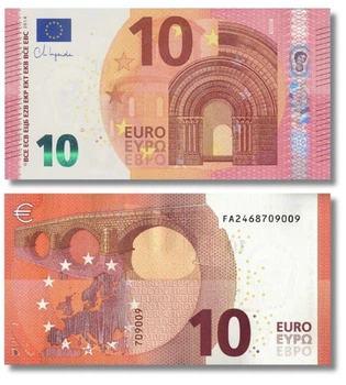 Банкнота 10 євро Болгарія префікс F 2014 рік UNC