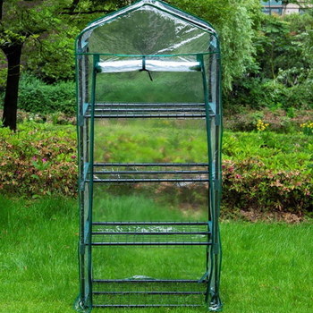 Мини теплица 4 полки 160x68x50 см для балкона и комнаты полиэтилен Carruzzo FK-2970