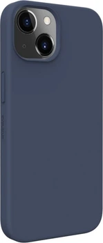 Etui plecki Evelatus Premium MagSafe Soft Touch Silicone Case do Apple iPhone 14/13 Dark Blue (EVEAPP14PMSCDB)