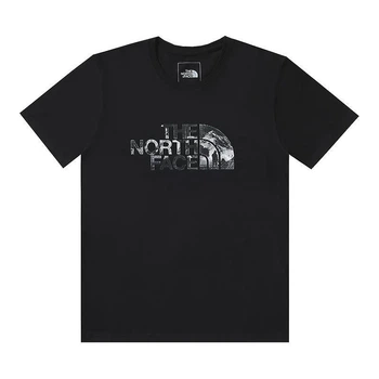 Чоловіча літня футболка The North Face з принтом S чорна (TNFF13)