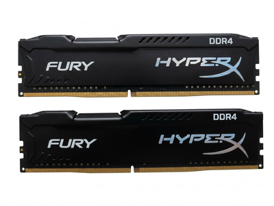 Оперативная память Kingston FURY 16GB DDR4-2666 PC4-21300 (2x8Gb) HyperX Black (HX426C16B2/8)