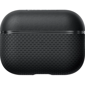 Чехол Pitaka Aramid Fiber Magnetic Case для Apple AirPods Pro 2 Black/Gray (APM2401) [170966]