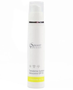 Трансдермальный солнцезащитный крем SPF 30 Smart4Derma Acne Derm Active Transdermal Sunblock Sebocontrol Cream, 50 мл