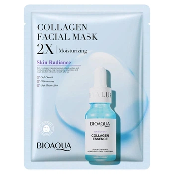 Тканевая маска для лица Bioaqua с экстрактом коллагена, 30 г