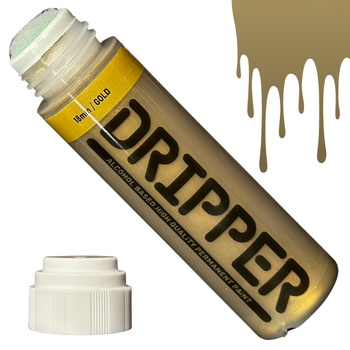 Маркер-сквизер Dope Dripper Gold (Золото) 18 мм