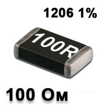 Резистор SMD 100R 1206 1% - 737184