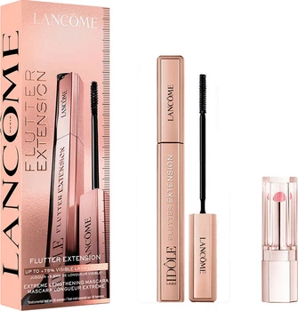 Zestaw kosmetyków do makijażu Lancome Lash Idole Flutter Extension Case Tusz do rzęs 8 ml + Balsam do ust Lip 3 g (3614274759037)