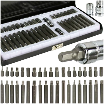Биты для ключей 40 шт. IMBUS TORX SPLINE автосервис комплект 40 элементов Mar-pol HE0138