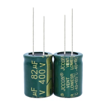 Конденсатор CD110 82uF 400V 16*25 105C [Low ESR] - 740493
