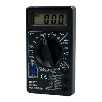 Цифровой мультиметр DT-PS-832, Черный - 707328
