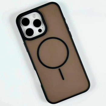 Чехол Color Matte Case With MagSafe iPhone 15 Black
