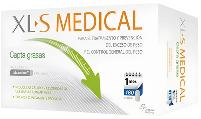 Suplement diety XLS Medical Original Capta grasas 180 kapsułek (8470001971418)