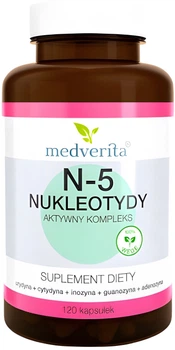 Дієтична добавка Medverita N-5 Нуклеотиди активний комплекс 120 капсул (5903686581212)