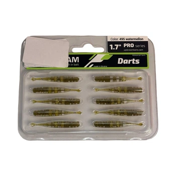 Силикон UPSTREAM Darts 1.7" (10шт) #495 watermellon ,DAR1.7_495