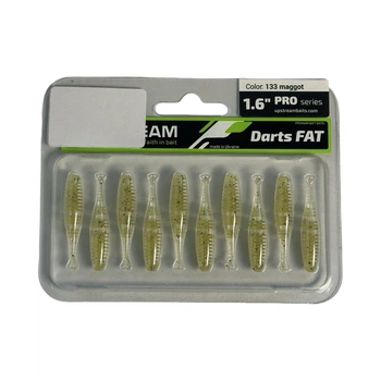 Силикон UPSTREAM Darts Fat (10шт.) #133 maggot ,DARF1.6_133