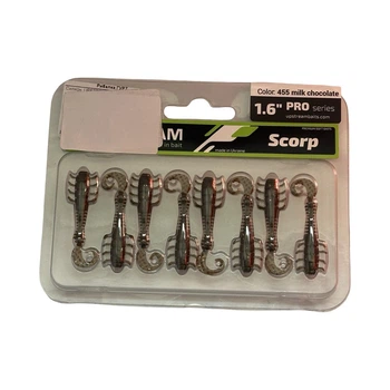 Силікон UPSTREAM Scorp 1.6" (8шт.) #455 milk chocolate ,SCO1.6_455