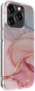 Etui na smartfon Evelatus PC Customized Print Design Marble do Apple iPhone 15 Pro Max Pink (EVEAPP15PMPPDP)