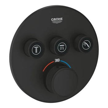 Смеситель для душа Grohe Grohtherm SmartControl термостатический, черный матовый (29508KF0)