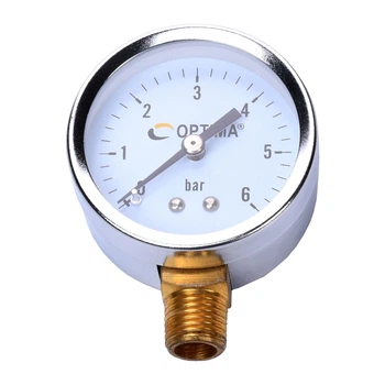 Манометр радиальный Optima 1/4" 6 бар 50мм (Y50-NFC-1)