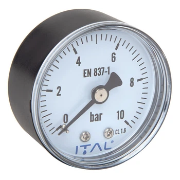Манометр аксіальний ITAL 1/4" 10 бар 50 мм (PM-IT0003)