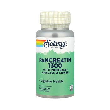 Панкреатин Pancreatin 1300 Solaray, 90 капсул