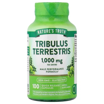 Трибулус террестрис, Tribulus Terrestris, Nature's Truth, 1000 мг, 100 капсул