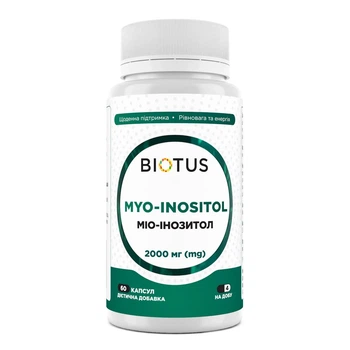 Мио-инозитол Myo-Inositol Biotus, 60 капсул