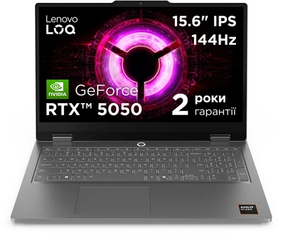 Ноутбук Lenovo LOQ Essential 15ARP11 (83VA0020RA) Luna Grey