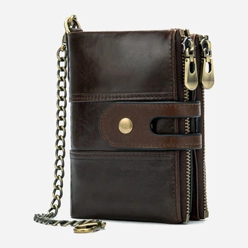 Кошелек кожаный для карточек Vintage leather-14682 Коричневый