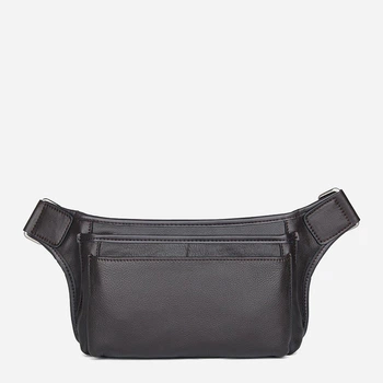 Сумка на пояс бананка мужская из натуральная кожи Vintage leather-14972 Коричневая
