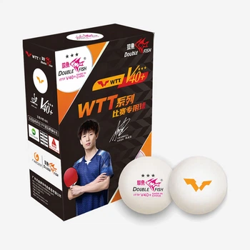 Мячики Double Fish V40+ 3*** ITTF WTT 6pcs